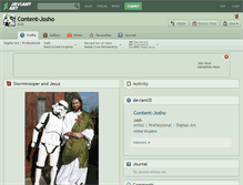 Tablet Screenshot of content-josho.deviantart.com