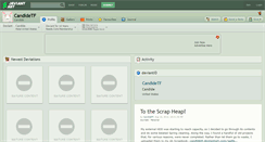 Desktop Screenshot of candidetf.deviantart.com