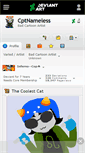 Mobile Screenshot of cptnameless.deviantart.com