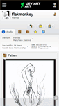 Mobile Screenshot of flakmonkey.deviantart.com