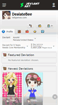 Mobile Screenshot of dealatebee.deviantart.com