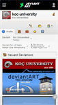 Mobile Screenshot of koc-university.deviantart.com