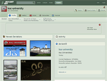 Tablet Screenshot of koc-university.deviantart.com