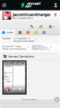 Mobile Screenshot of jaccomicsandmangas.deviantart.com