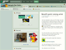 Tablet Screenshot of marquis-fan-club.deviantart.com