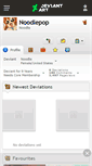 Mobile Screenshot of noodlepop.deviantart.com