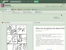 Tablet Screenshot of nonimus.deviantart.com