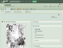 Tablet Screenshot of carb0nell.deviantart.com