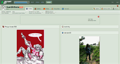Desktop Screenshot of guardinthena.deviantart.com