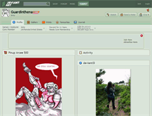 Tablet Screenshot of guardinthena.deviantart.com