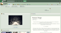 Desktop Screenshot of gregoria.deviantart.com