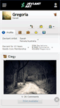 Mobile Screenshot of gregoria.deviantart.com