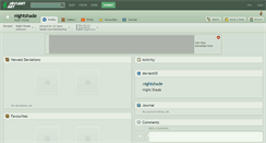 Desktop Screenshot of nightshade.deviantart.com