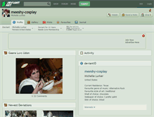 Tablet Screenshot of meeshy-cosplay.deviantart.com