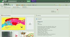 Desktop Screenshot of mirage-jin.deviantart.com