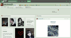 Desktop Screenshot of mute-demon555.deviantart.com
