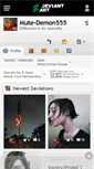 Mobile Screenshot of mute-demon555.deviantart.com