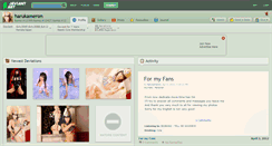 Desktop Screenshot of harukameron.deviantart.com