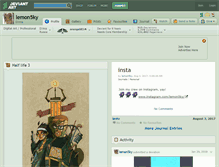 Tablet Screenshot of lemon5ky.deviantart.com