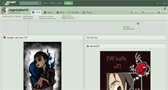 Desktop Screenshot of organizationvii.deviantart.com