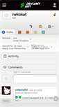 Mobile Screenshot of nekokat.deviantart.com