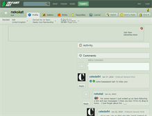 Tablet Screenshot of nekokat.deviantart.com