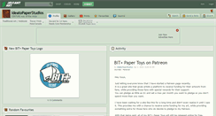 Desktop Screenshot of ideatopaperstudios.deviantart.com
