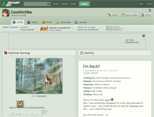 Tablet Screenshot of countuchiha.deviantart.com