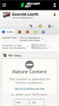 Mobile Screenshot of exorcist-liorth.deviantart.com
