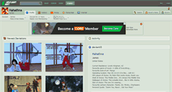 Desktop Screenshot of hahathna.deviantart.com