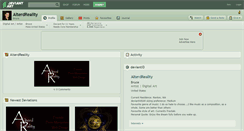 Desktop Screenshot of alterdreality.deviantart.com