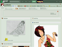 Tablet Screenshot of lnn0cent.deviantart.com