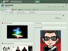 Tablet Screenshot of cblackstarc.deviantart.com