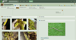 Desktop Screenshot of princesspython.deviantart.com
