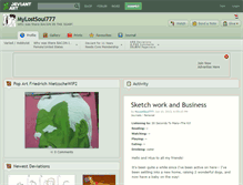 Tablet Screenshot of mylostsoul777.deviantart.com