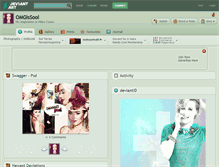 Tablet Screenshot of omgissool.deviantart.com