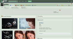 Desktop Screenshot of glombus.deviantart.com