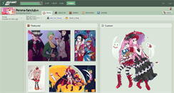 Desktop Screenshot of perona-fanclub.deviantart.com