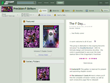 Tablet Screenshot of precision-f-strike.deviantart.com