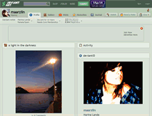 Tablet Screenshot of maarziin.deviantart.com