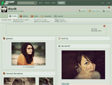 Tablet Screenshot of dixyxib.deviantart.com