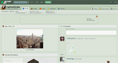 Desktop Screenshot of cupcandycake.deviantart.com