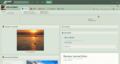 Desktop Screenshot of elix-a-lizard.deviantart.com