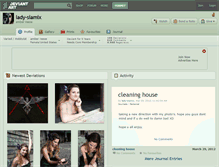 Tablet Screenshot of lady-siamix.deviantart.com