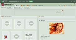 Desktop Screenshot of bleach-lover-287.deviantart.com