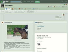 Tablet Screenshot of jumbalaya.deviantart.com