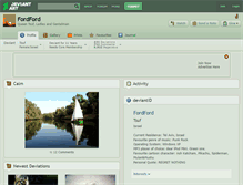 Tablet Screenshot of fordford.deviantart.com