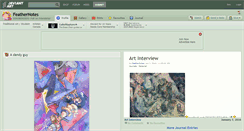 Desktop Screenshot of feathernotes.deviantart.com