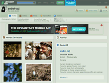 Tablet Screenshot of andrei-caj.deviantart.com