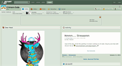 Desktop Screenshot of crimson-soda.deviantart.com